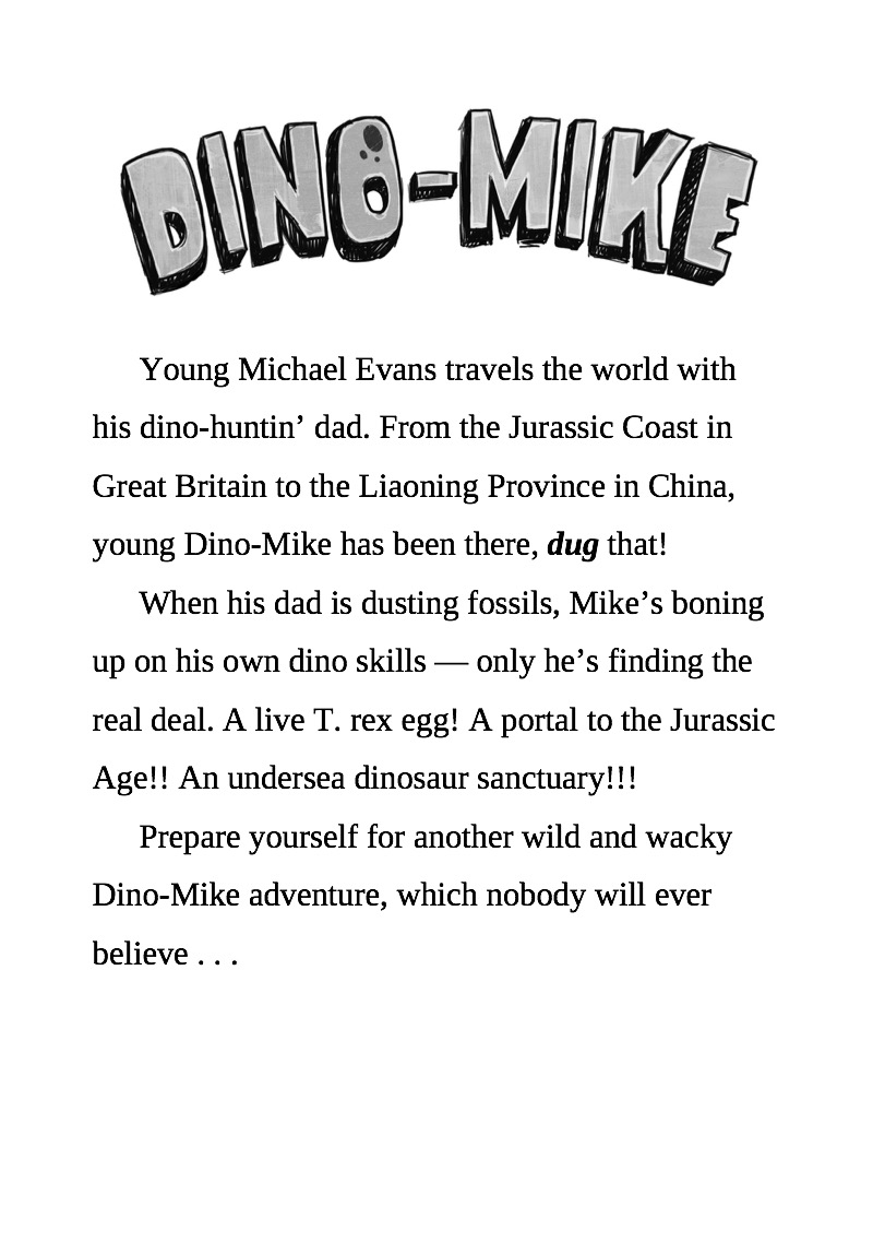 Dino-Mike and the Underwater Dinosaurs — page 1