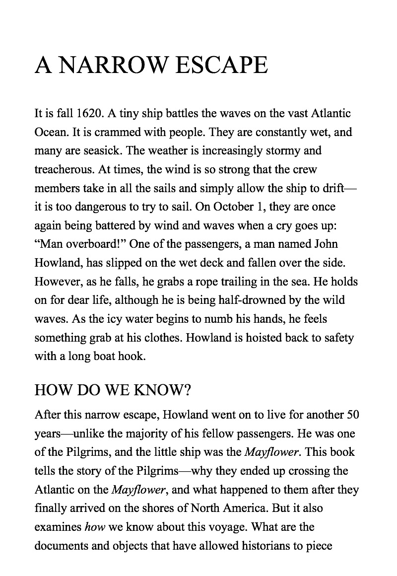 Who Journeyed on the Mayflower? — page 1