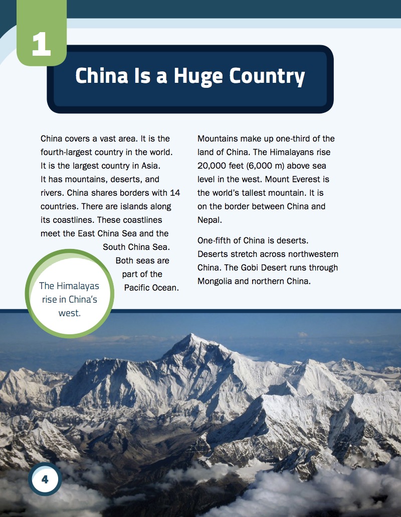 Explore China: 12 Key Facts — page 1