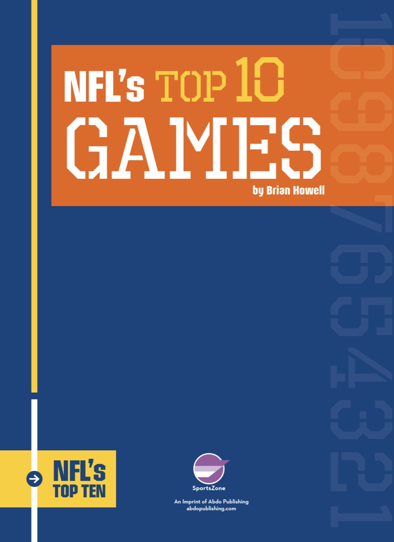 NFL's Top 10 Games book cover