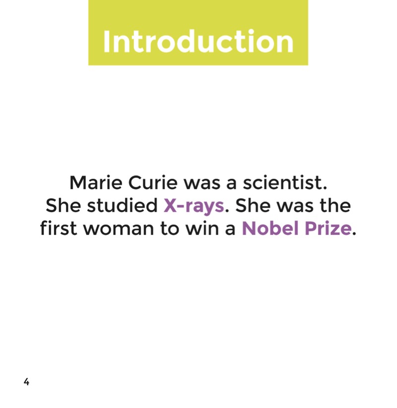 Marie Curie — page 1