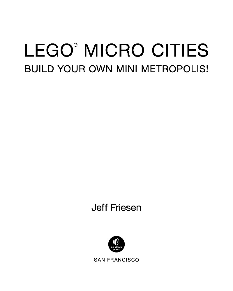 LEGO Micro Cities book cover