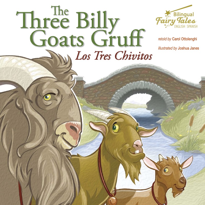 The Three Billy Goats Gruff: Los Tres Chivitos book cover