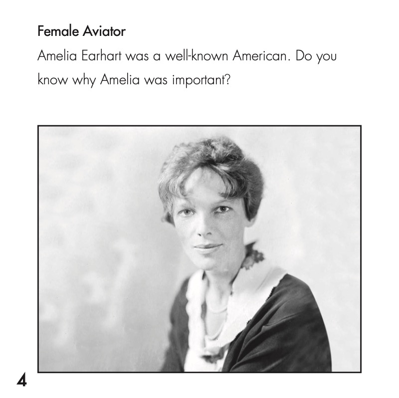 Amelia Earhart: Female Aviator — page 1