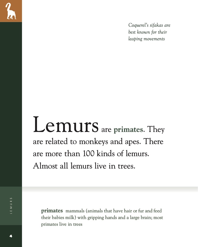 Amazing Animals: Lemurs — page 1