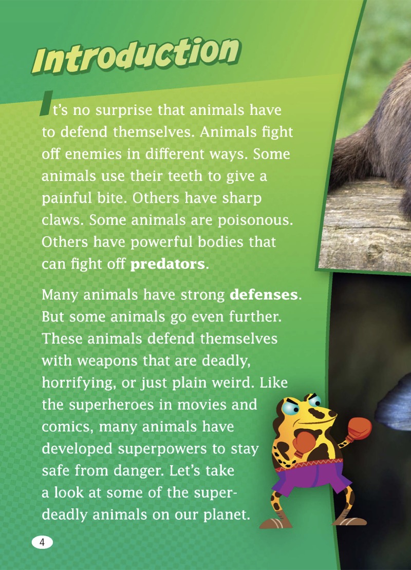 Animal Superpowers: Deadly Weapons — page 1