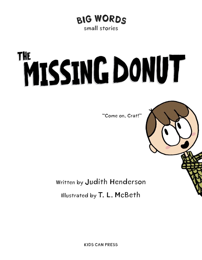 Big Words Small Stories: The Missing Donut book cover