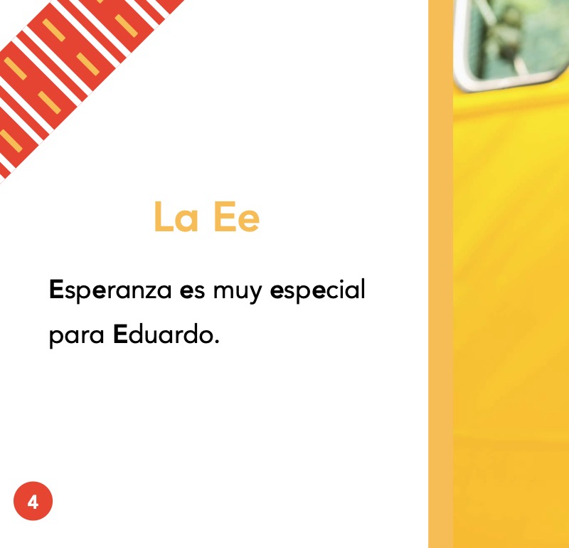 El abecedario: Ee — page 1