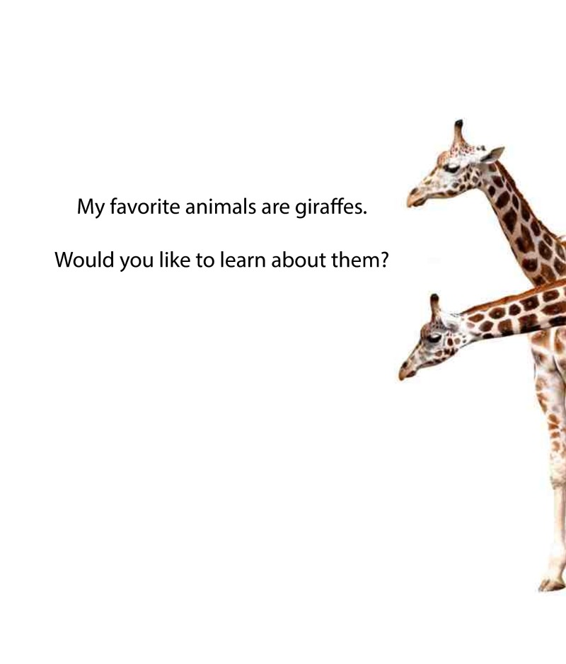 My Favorite Animal: Giraffes — page 1