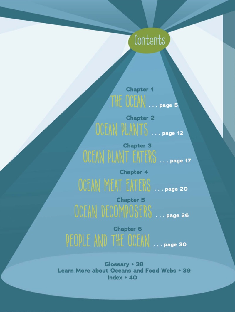 Ocean Food Webs in Action book cover