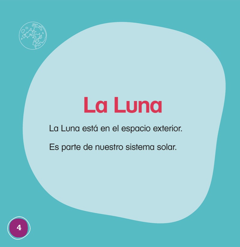Exploremos la Luna (Let's Explore the Moon) — page 1