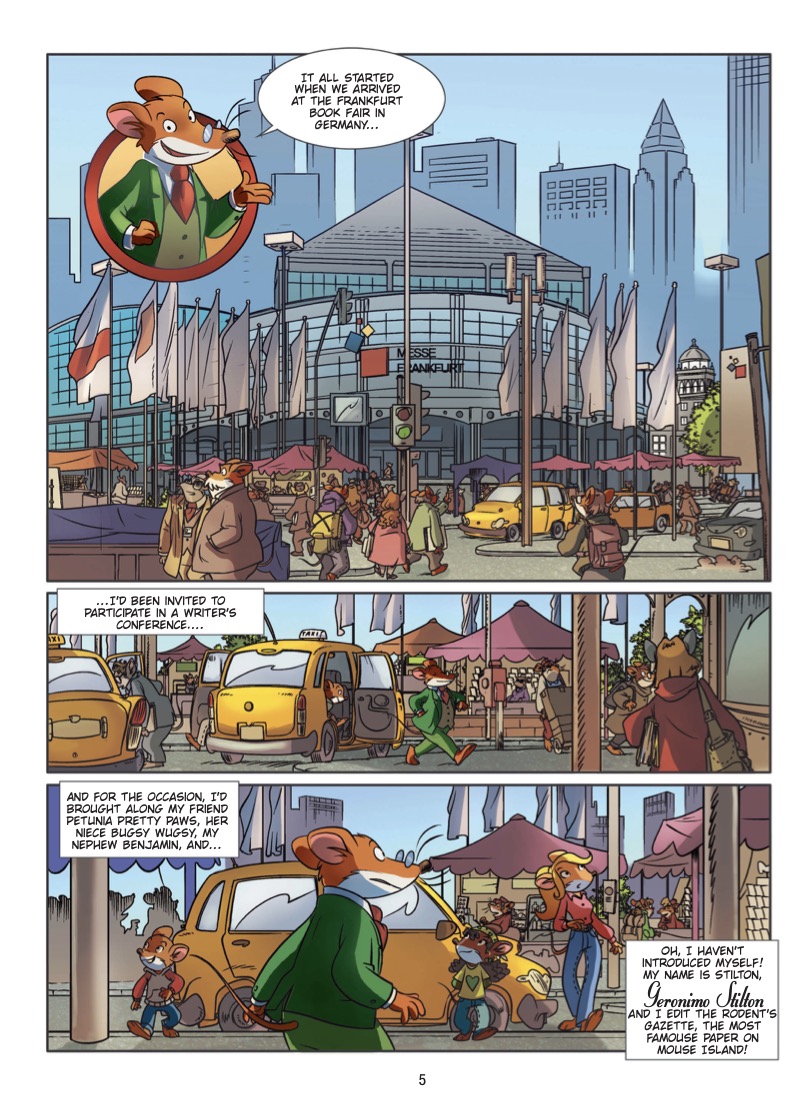 Geronimo Stilton Graphic Novel #9: The Weird Book Machine — page 1