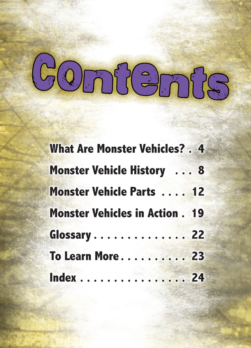 Monster Vehicles book cover