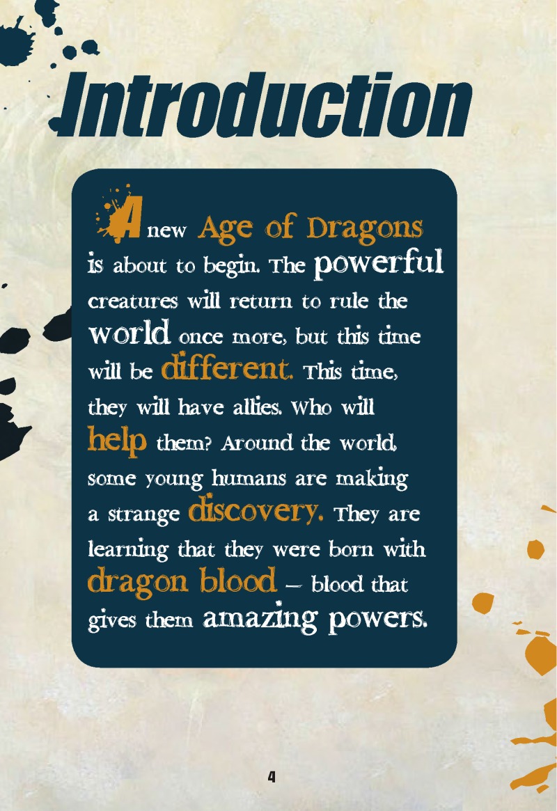 Dragonblood: The Girl Who Breathed Fire — page 1