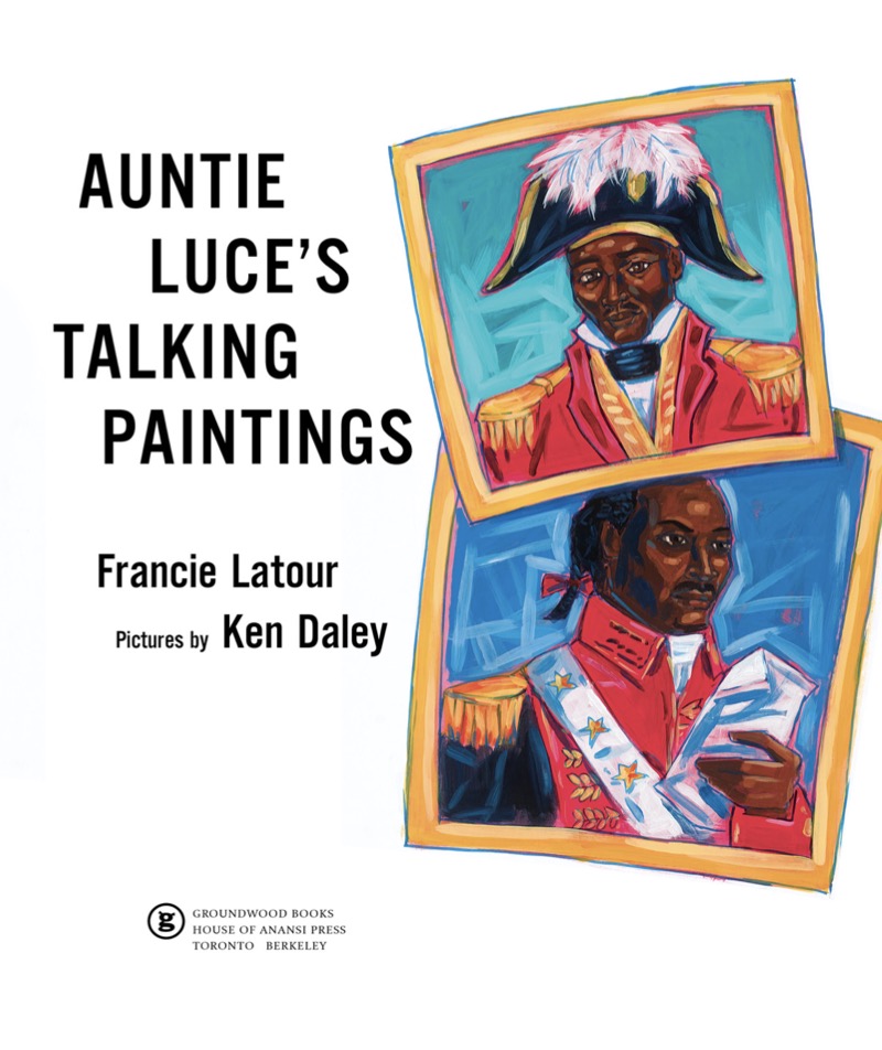 Auntie Luce’s Talking Paintings book cover