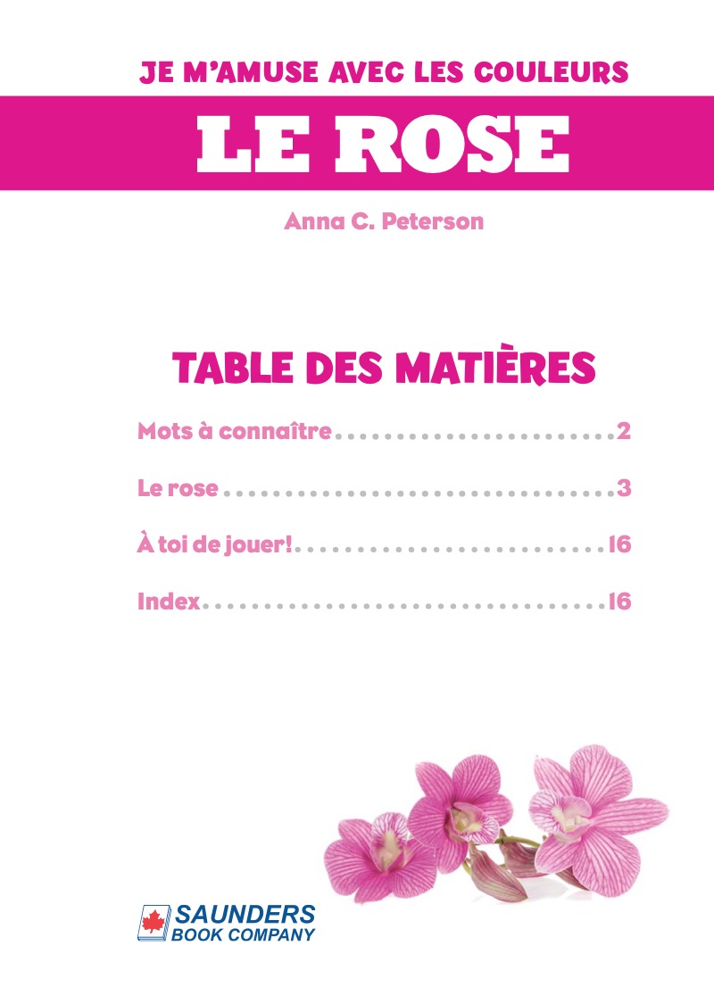 Le rose (Pink) book cover