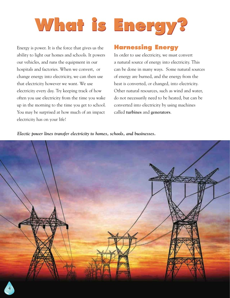 Hydroelectric Power: Power from Moving Water — page 1