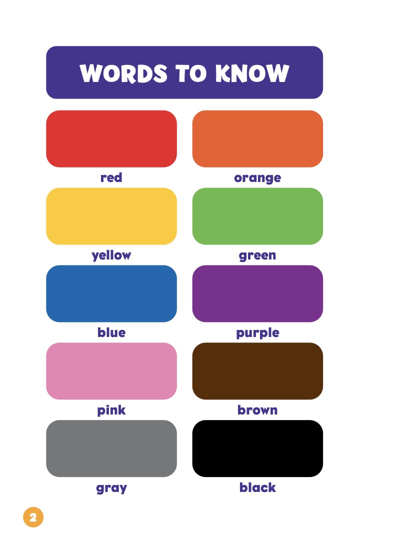 Let's Learn Colors — page 1