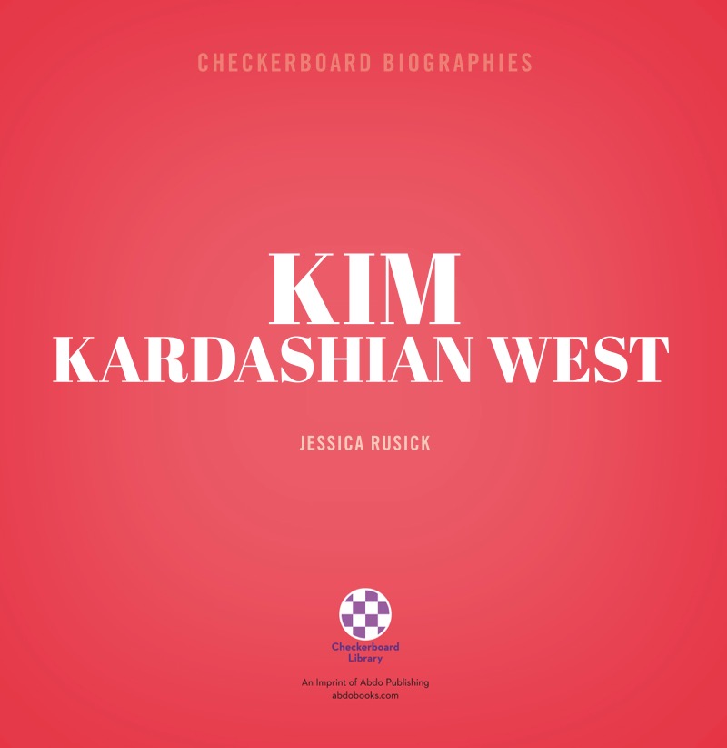 Kim Kardashian West book cover