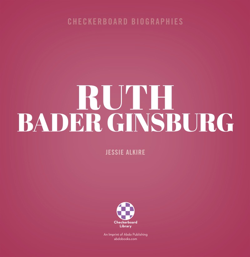 Ruth Bader Ginsburg book cover