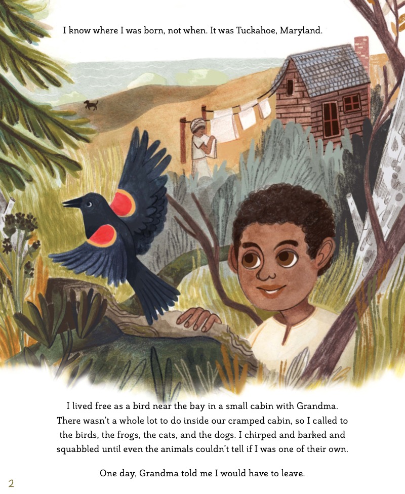 Bread For Words: A Frederick Douglass Story — page 1