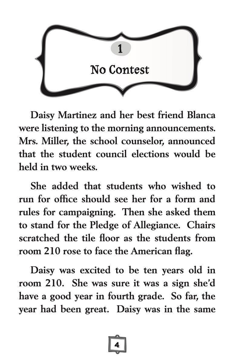 Growing Up Daisy Book 2: Daisy for President — page 1