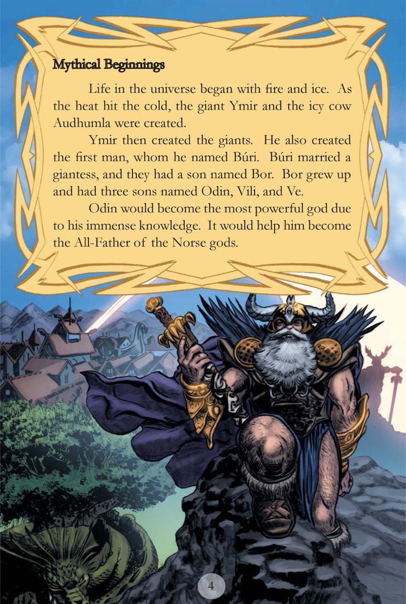 Short Tales Norse Myths: Odin — page 1