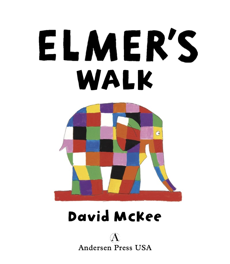 Elmer's Walk book cover