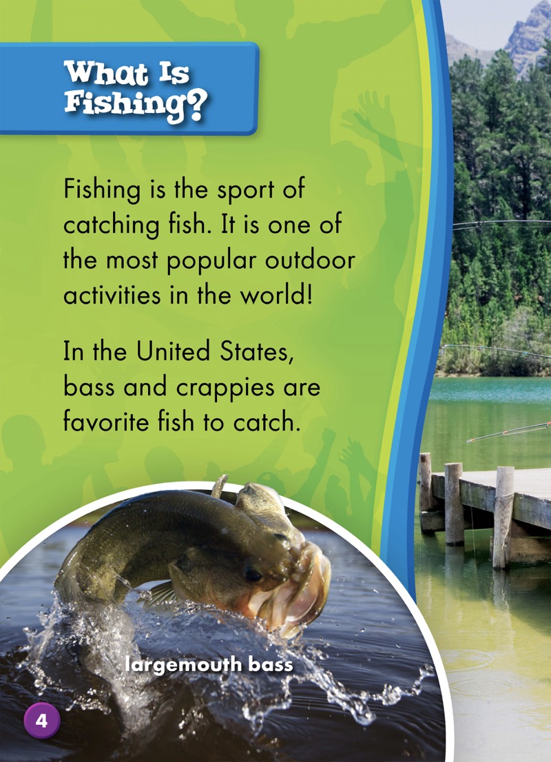 Lets Play Sports!: Fishing — page 1