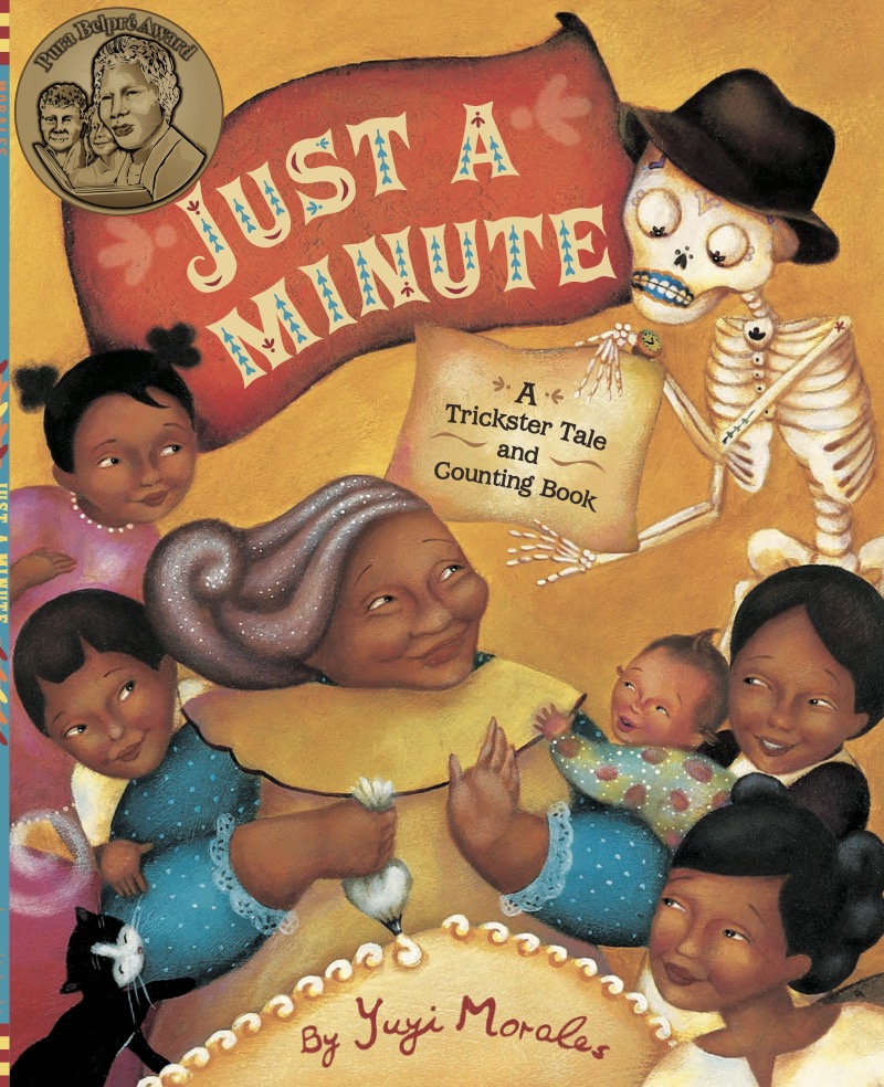 Just A Minute: A Trickster Tale and Counting Book book cover
