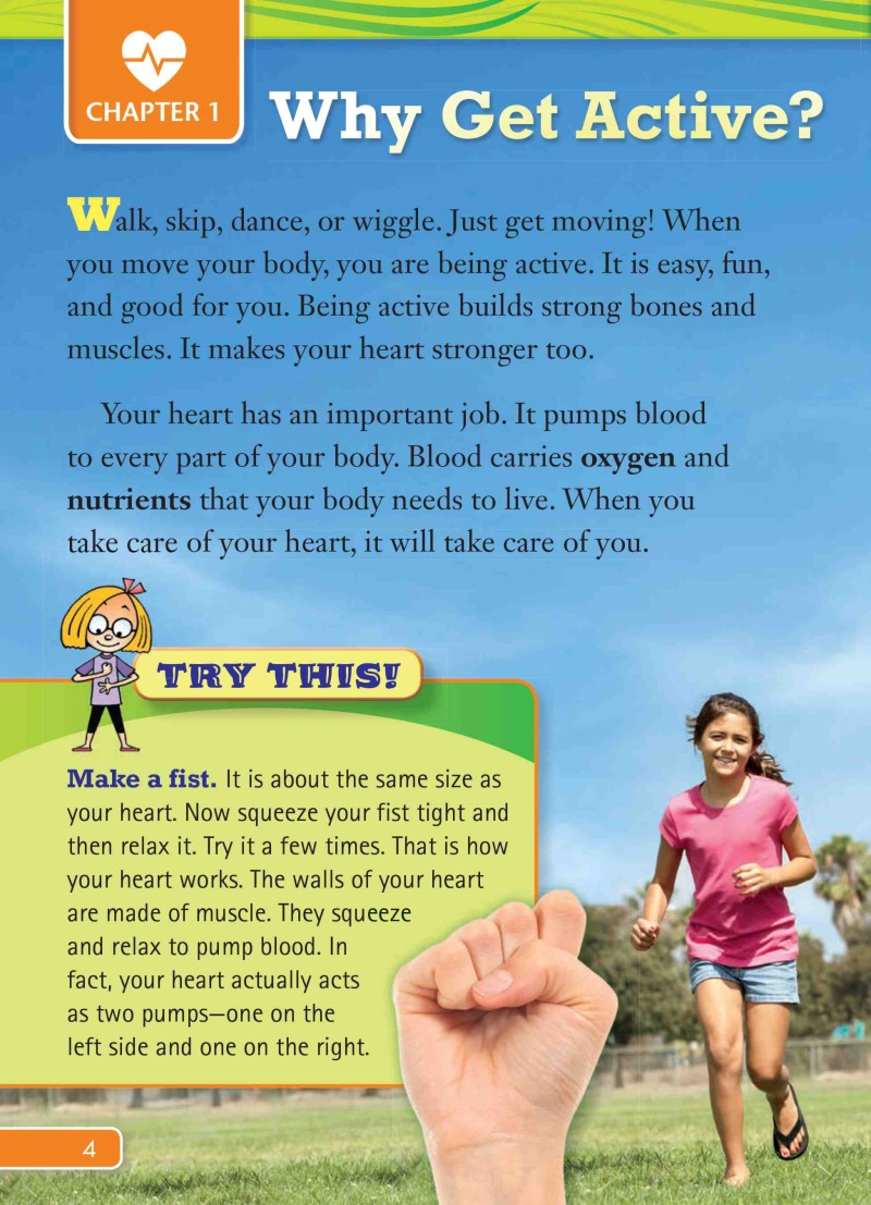 Start Sweating! A Kids' Guide to Being Active — page 1
