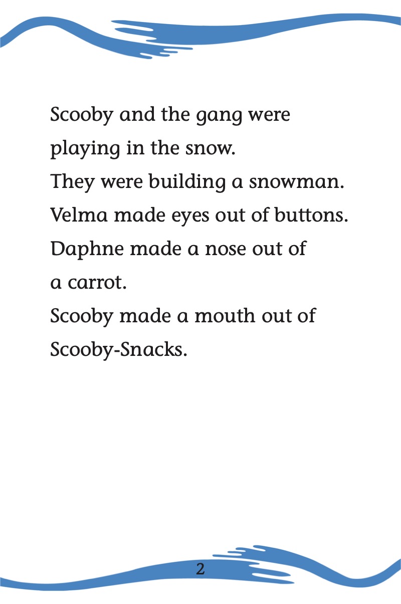 Scooby-Doo and the Snow Monster Scare — page 1