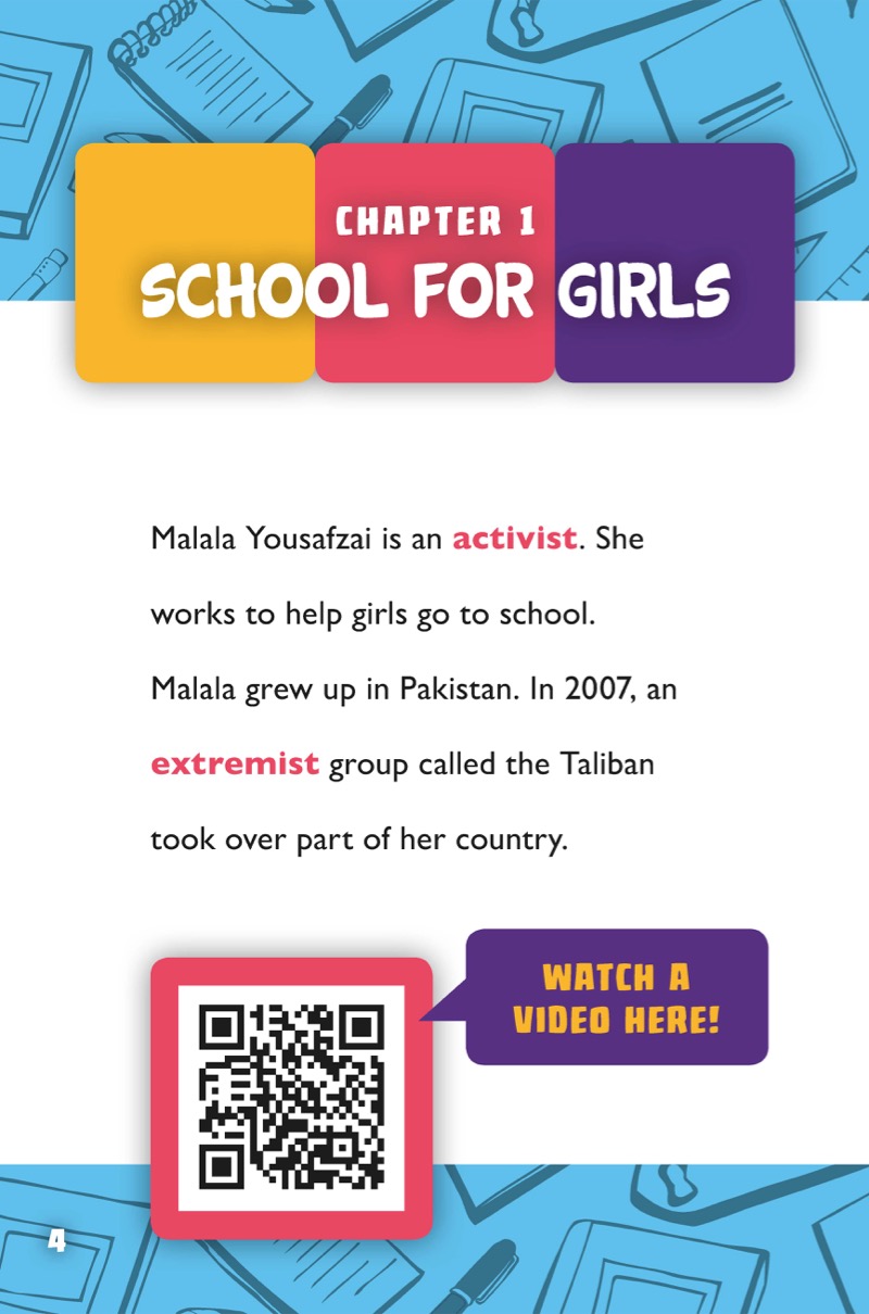 Amazing Young People: Malala Yousafzai — page 1