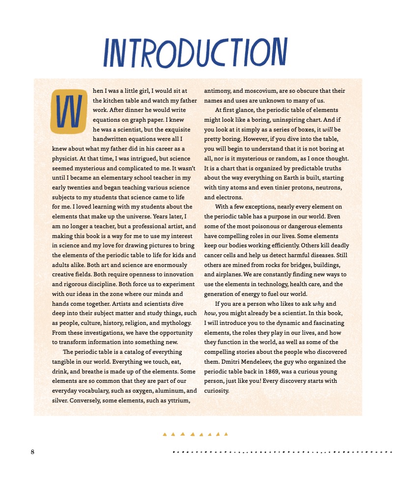 The Illustrated Encyclopedia of the Elements — page 1