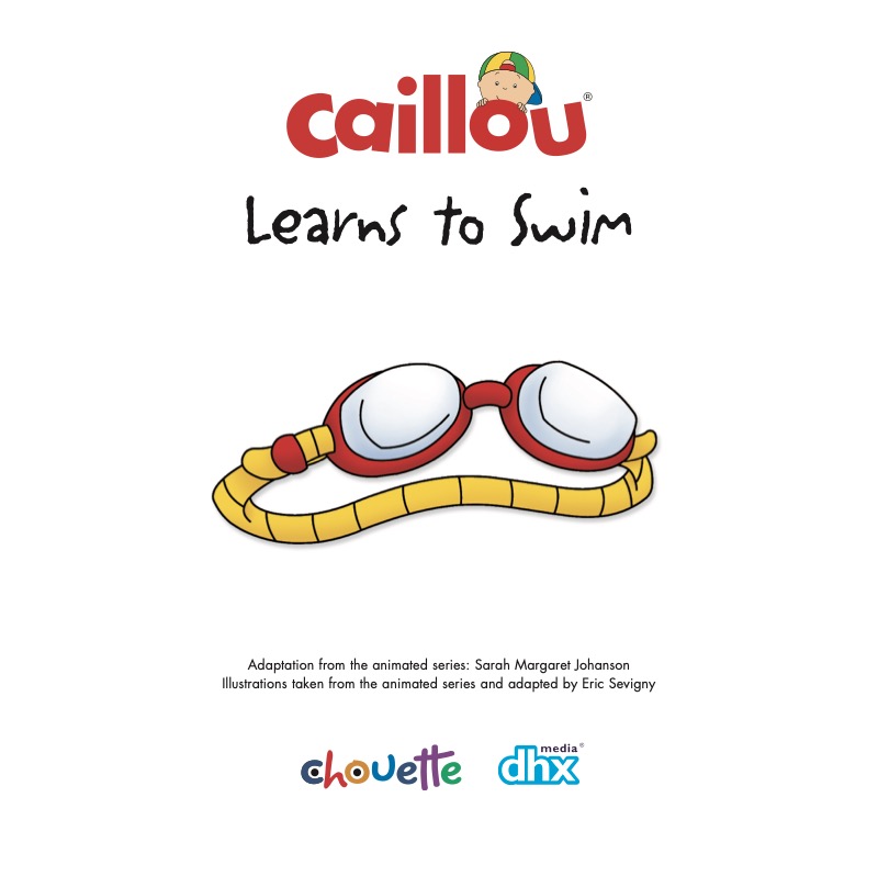 Caillou Learns to Swim book cover