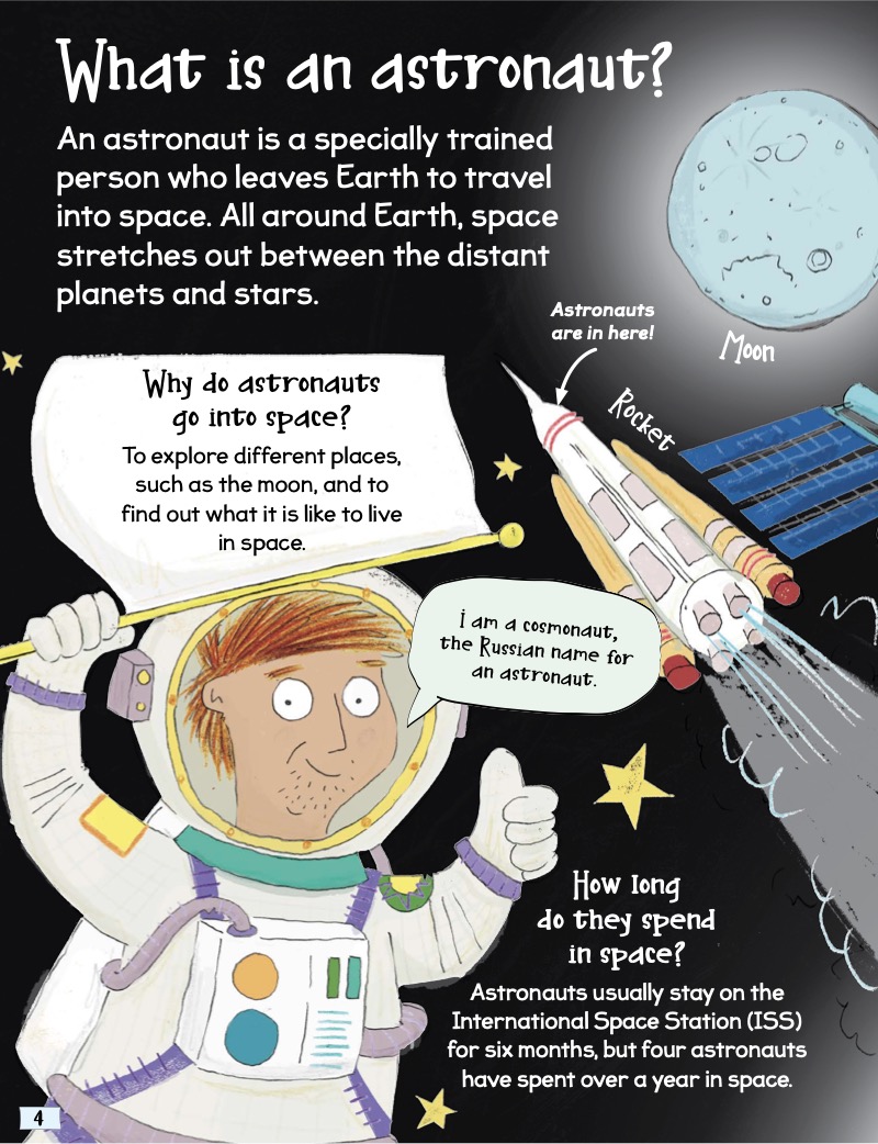Curious Questions and Answers About... Astronauts — page 1