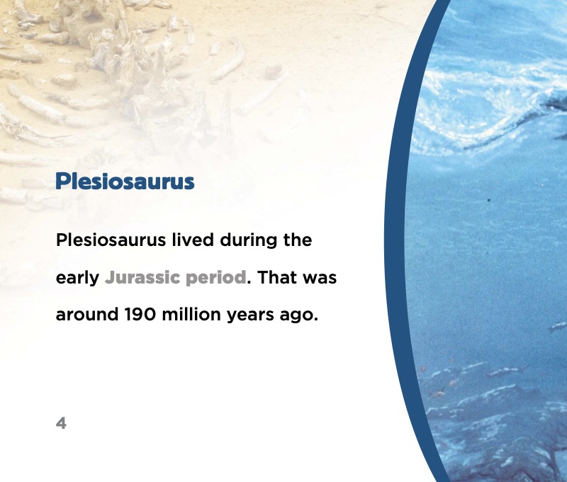 Dinosaurs: Plesiosaurus — page 1