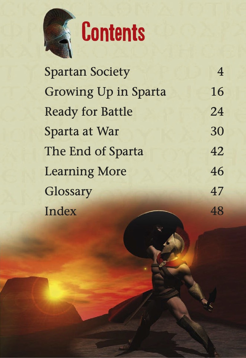 Sparta! (Crabtree Chrome) book cover