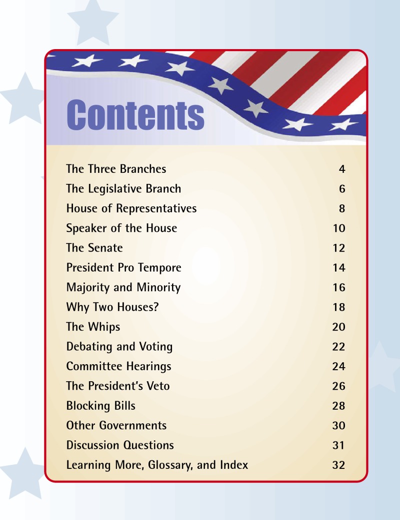 What is the Legislative Branch? book cover