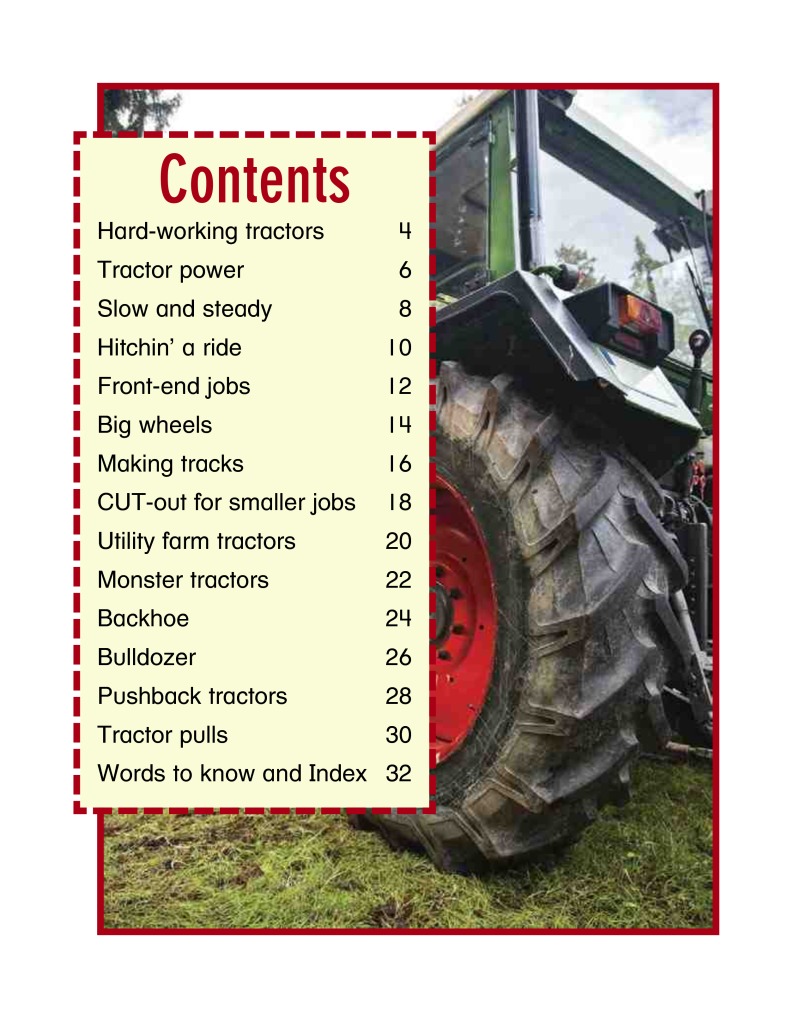 Tractors at Work book cover
