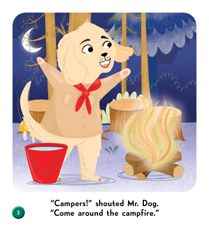 Little Blossom Stories: The Scouts Go Camping — page 1