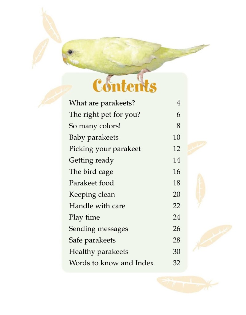 Parakeets (Pet Care) book cover