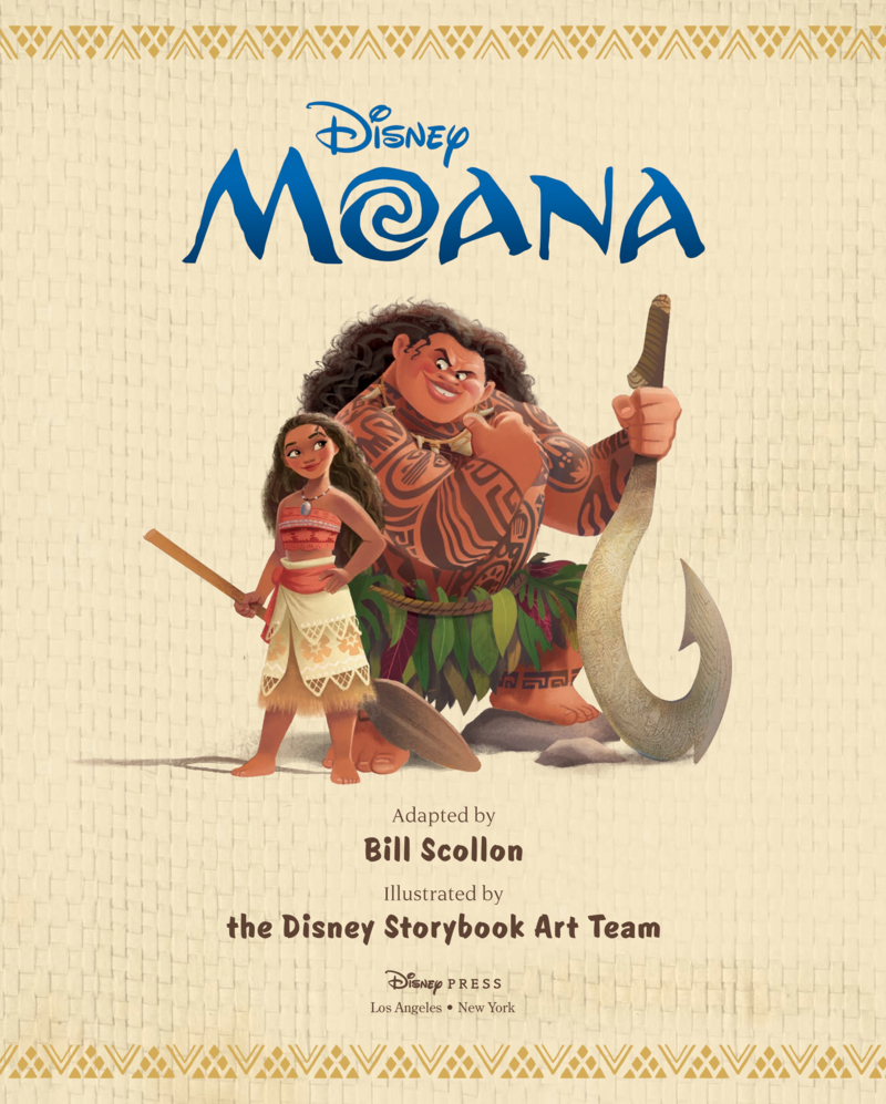 Moana Movie Storybook book cover