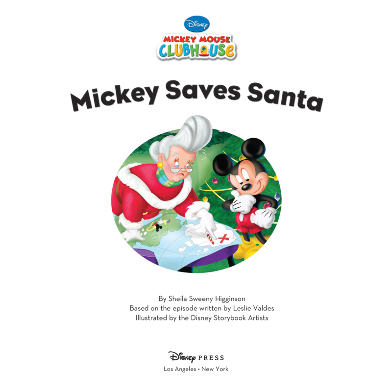 Mickey Saves Santa book cover