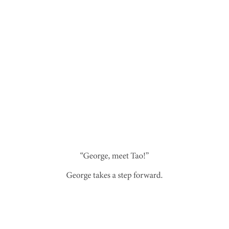George and Tao — page 1