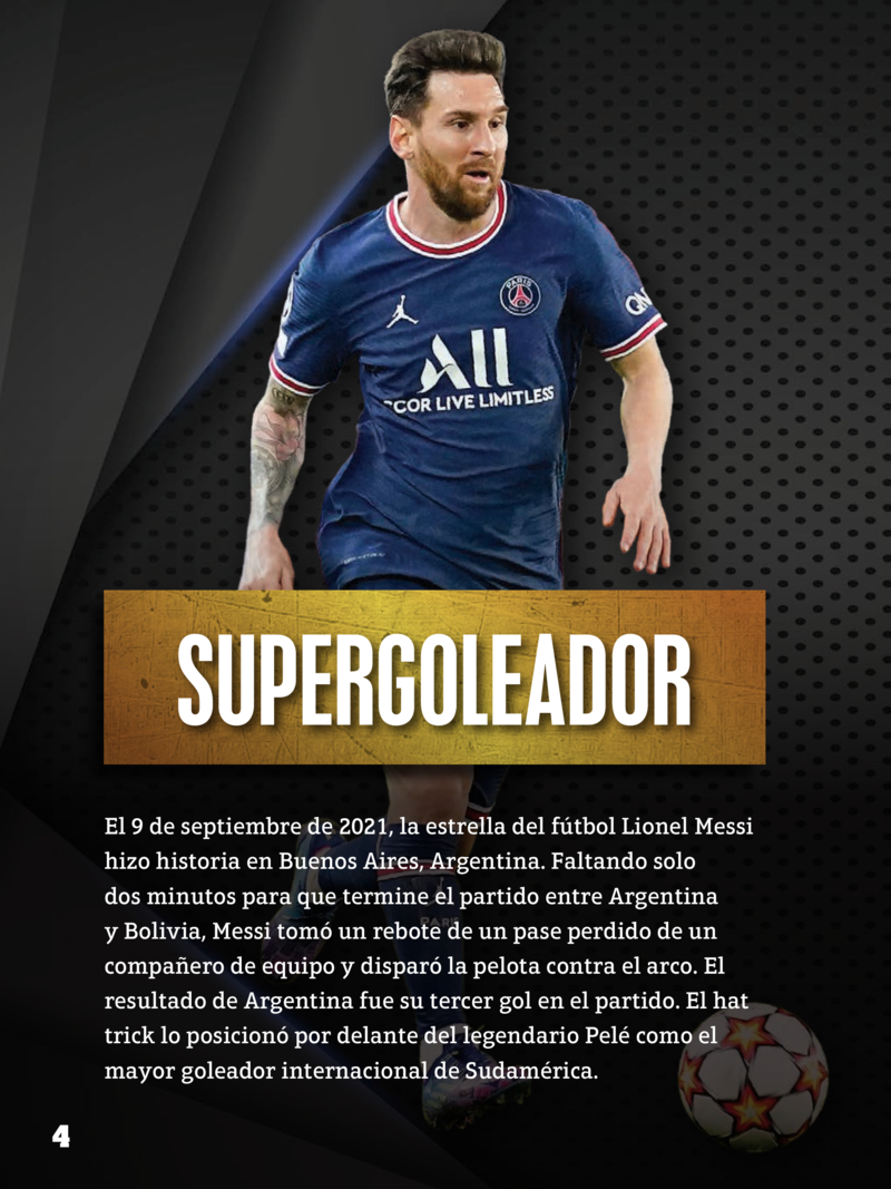 Quién es Lionel Messi (Meet Lionel Messi): Superestrella de la Copa Mundial de Fútbol (World Cup Soccer Superstar) — page 1