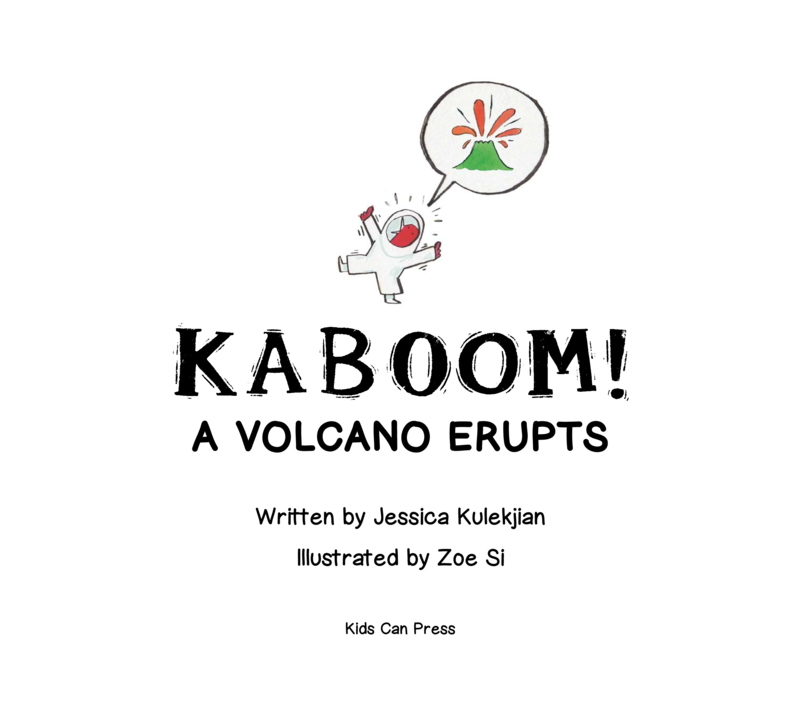 Kaboom! A Volcano Erupts book cover