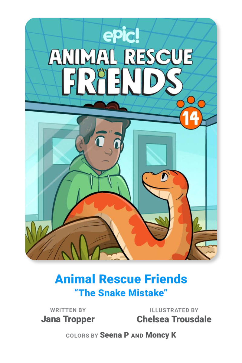 Animal Rescue Friends Book 14: The Snake Mistake book cover