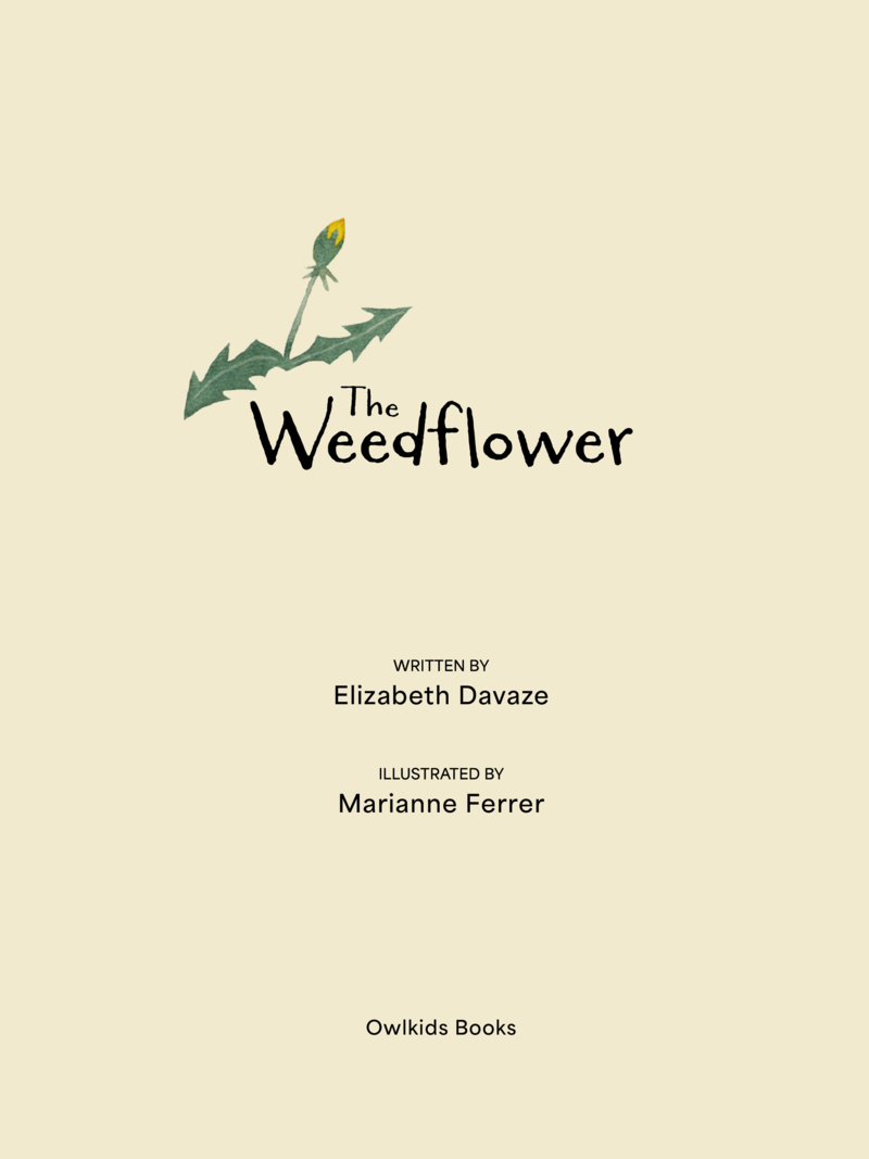 The Weedflower book cover