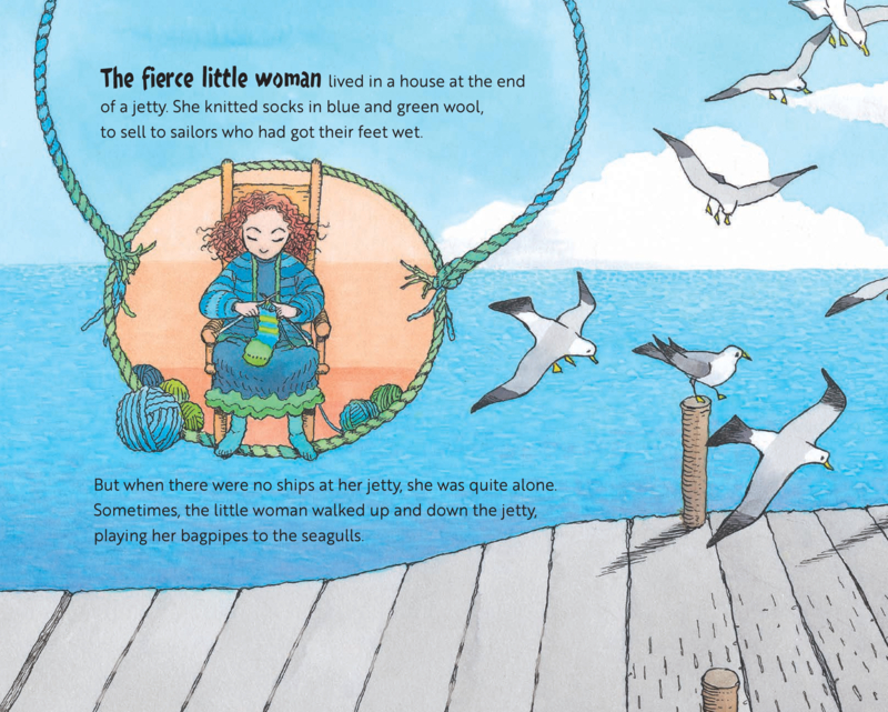 The Fierce Little Woman and the Wicked Pirate, 2nd Edition — page 1